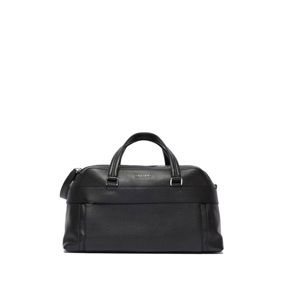 ORCIANI Men's Leather Travel Holdall Bag Executive Duffle Bag Business Carry-All